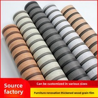 Papier Peint Auto-Adhésif Imitation Bois à Rayures, Anti-Salissure, Imperméable, Résistant à l'Humidité, Style Chinois pour Bureau et Salle de Thé