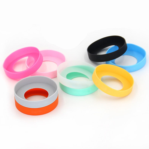 Sottobicchieri Classici <span class=keywords><strong>in</strong></span> <span class=keywords><strong>Silicone</strong></span> Ecologico da 6,5cm-9cm con Base <span class=keywords><strong>in</strong></span> Gomma e Tappetini Antiurto per Bicchieri da 30oz/20oz - Product Image 4