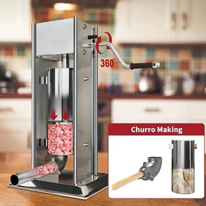 Máquina Manual de Cocina para Alimentos al por Mayor, Máquina Comercial Eléctrica Manual de Churros de 5L, Máquina Española de Churros, Embutidora de Salchichas - Product Image 3