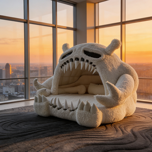 <span class=keywords><strong>Cama</strong></span> con Forma de Monstruo de Dibujos Animados, Acogedora <span class=keywords><strong>Cama</strong></span> de Peluche para Niños, <span class=keywords><strong>Nido</strong></span> para Dormir, Muebles Creativos y Esponjosos para Niños Pequeños, para Dormitorio Temático - Product Image 1