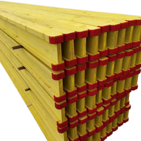 Poutre en bois H20 de 3,9 m, 200x80 mm, haute résistance, pour coffrage de dalle en béton