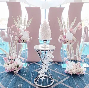 Thiết Kế Đặc Biệt PVC Acrylic Wedding Stage Backdrop Đối Với Trang Trí Sự Kiện