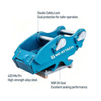 We-Attach WQC09D Attelage rapide Offre Spéciale pour pelle mécanique manuelle avec roulement pour accessoires d'excavatrice