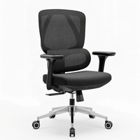 Chaise de bureau de direction de luxe réglable, design moderne, ergonomique, pivotante, en maille, pour poste de travail commercial, atelier, hôtel