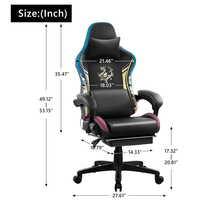 Vente en gros Populaire Simulateur de course Ergonomique Pivotant Gaming Executive Office Pc Chaises de jeux vidéo Siège de massage pliable Racing
