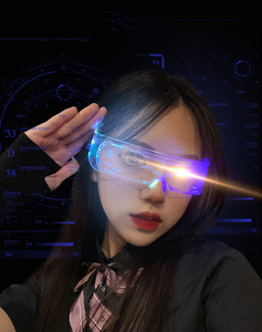 OT402021ハロウィーンデコレーションサングラスポップフラッシュグラスフューチャーテクノロジーLEDライトグラス - Product Image 3