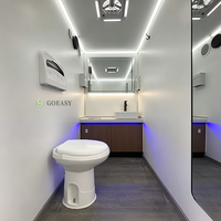 Remorque de toilettes portables Goeasy en panneaux sandwich écologiques préfabriqués hors site