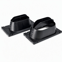 Adaptateur de diffuseur de plafond CVC commercial et résidentiel en PP vierge avec collier à clipser et amortisseur
