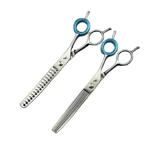 Professional Shears Dog Pet Grooming 7.0inch Thinning Scissors Polishing Tool Animal Haircut Suppliers Instruments High Quality
