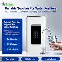 Purificateur d'eau par osmose inverse de bureau 400 GPD, modèle T08 RO, filtration en 4 étapes, machine de purification de l'eau du robinet pour les petits ménages