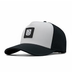 Gorra de Béisbol de 5 Paneles de Alto Rendimiento, Personalizada, con Parche de Goma de Dos Tonos, Impermeable, de Secado Rápido, Estructurada, Deportiva, Transpirable, con Cierre a Presión - Product Image 1