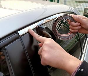 Bande Décorative Universelle en PVC <span class=keywords><strong>pour</strong></span> Carrosserie de Voiture, Garniture de Pare-chocs Chromée, Protection de Bord de Porte, Accessoires - Product Image 5