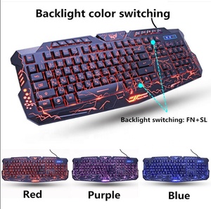 <span class=keywords><strong>Clavier</strong></span> de jeu universel filaire couleur RVB <span class=keywords><strong>clavier</strong></span> de jeu combiné anglais dactylographie rétro Gamer mécanique <span class=keywords><strong>ordinateur</strong></span> de bureau tablette <span class=keywords><strong>clavier</strong></span> Pc - Product Image 4