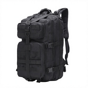 Sac à dos tactique en nylon souple vert 3P Admin Molle avec fermeture éclair, sac à dos OEM pour le camping et la randonnée, grande capacité 25L-30L - Product Image 3