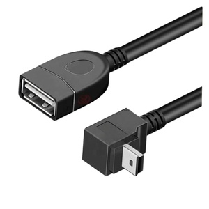 Gomito inferiore Mp3 dati Mini a Usb <span class=keywords><strong>Otg</strong></span> Car Audio U disco a forma di T cavo adattatore - Product Image 1