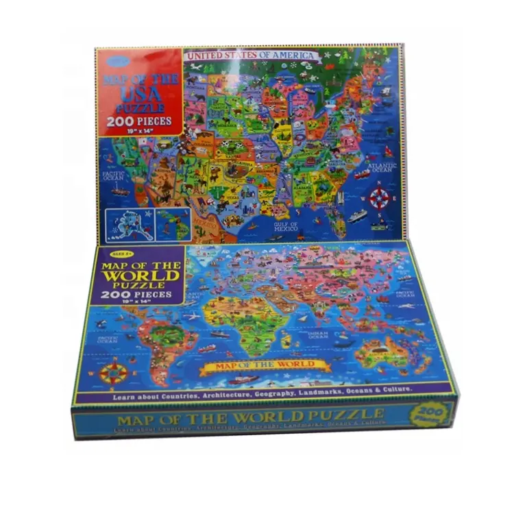 Funny World Map Puzzle Kids Adult Educational World Map Puzzle For Gifts