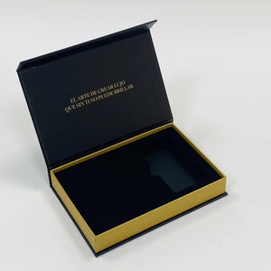 Factory Price Luxury Logo Printed <strong>Earrings</strong> Velvet Foam Packaging Magnetic <strong>Gift</strong> <strong>Box</strong> Set Custom Jewelry <strong>Box</strong> - Product Image 2