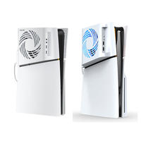 Ventilateur de refroidissement RGB AOLION ALP5272 pour PS5 Slim, boîtier de 10 cm avec contrôle automatique de la température, coque d'induction, accessoires de console de jeu