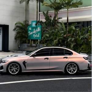ฟิล์มหุ้มรถยนต์ PET Satin <span class=keywords><strong>Chrome</strong></span> Technology สีเงินส้ม ขนาด 1.52*17 เมตร พร้อมระบบไล่อากาศ PPF ฟิล์มไวนิลหุ้มรถยนต์ - Product Image 3