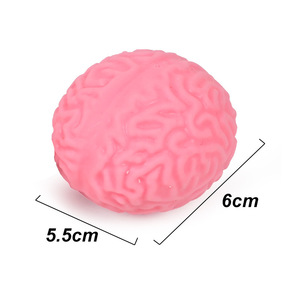 Divertidas Pelotas Antiestrés con Forma de Cerebro para Adultos y Niños, Juguete Blandito para Apretar, Alivio de la Ansiedad, Juguete Sensorial, Novedoso y Original, Regalo para Fiestas de Halloween - Product Image 3