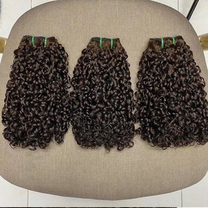 样品供应商巴西处女雷米发束原装100%未加工毛鳞片整齐头发束自然波浪卷发人发 - Product Image 1