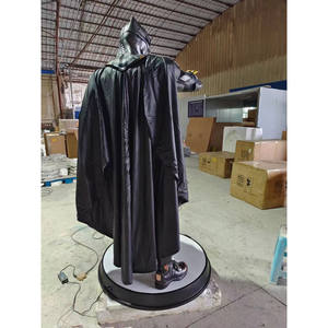 Personalizzato in fibra di vetro di alta qualità resina in fibra di vetro collezione Display Action Figure Batman statua uomo a grandezza naturale pipistrello statua - Product Image 4