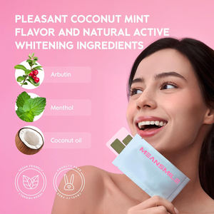 Tiras para blanquear los dientes con logotipo personalizado 2025 con nueva fórmula de Arbutina sonrisa blanca brillante Blanchir Les Dents - Product Image 3