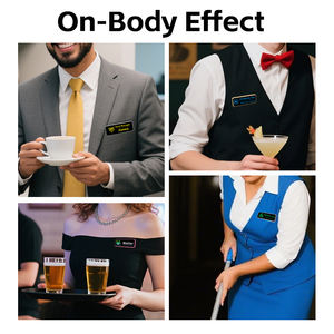 <span class=keywords><strong>Insigne</strong></span> <span class=keywords><strong>lumineux</strong></span> LED multicolore avec logo personnalisé <span class=keywords><strong>insigne</strong></span> d'affichage à LED magnétique portable - Product Image 6