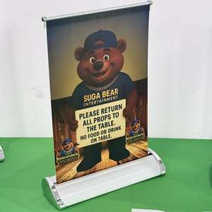 A4 Draagbare Retractiele Roll-Up Banner van Aluminium voor Reclame en Promoties - Product Image 2