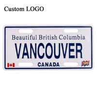 Cadre de plaque d'immatriculation de voiture en étain personnalisé - Commande en gros avec design créatif pour cadeaux d'affaires