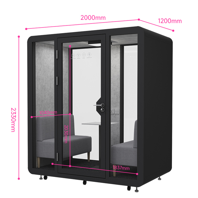 Prefab Modern Office Pod Meeting Booth Acoustic Soundproof Modular Design