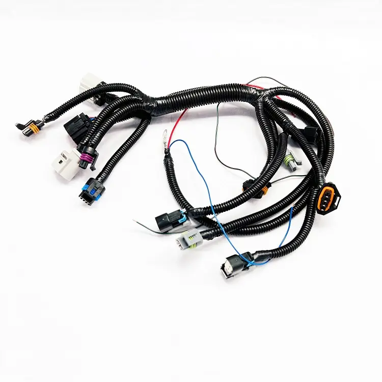 Imbracature di cavi personalizzate per applicazioni di veicoli con connettore TE a 12 pin originale e connettori Molex sulle estremità