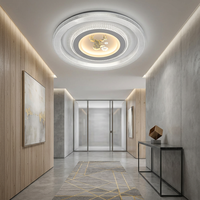 Lampu Plafon LED Lingkaran Offset Elegan dengan Aksen Bintang Artistik, Hemat Energi untuk Proyek Desain Interior Rumah Mewah