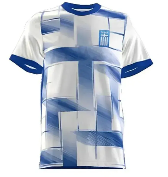 Camisetas de fútbol de Grecia 23/24 Masouras Limnios Pavlidis Giakoumakis Bakasetas Mantalos Pelkas camiseta de fútbol