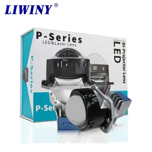 Liwiny New Arrivals hot sale P30 Bi LED Projector headlight Lens 55W 65W 8000lm P30 Car Projector led bifocal lens for car