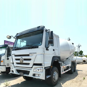 HOWO รถผสมคอนกรีตรถบรรทุกผสมปูนซีเมนต์รถก่อสร้างถนนในชนบท - Product Image 6