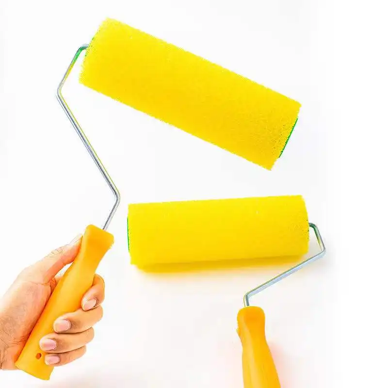 Up to date practical Plastic Handle Sponge Paint Roller Brush