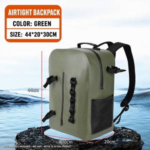 25L/30L Waterproof Hiking <b>Backpack</b> PVC, Lightweight Outdoor Camping Travel Daypack with Breathable Carry System - Product Image 2