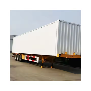 China Precio bajo Nuevo modelo Transporte Conveniente Carga Van Semi Remolque Caja Ala de carga Caja abierta Cortina Semi Camión Remolque - Product Image 6