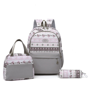 Custom Logo 3pcs Kids School Bag Set Cheap Boys Girls <b>Backpack</b> with Lunch Box and Pencil Case OEM Wholesale - Product Image 3