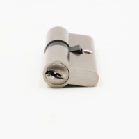 Vente en gros usine – Cylindre de serrure de sécurité moderne en laiton de 60-100 mm de longueur avec clé et vis, installation facile pour serrures à mortaise