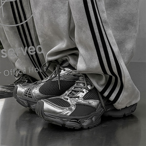 Nuevas zapatillas de mujer estilo grapadora, retro, de suela gruesa, con plataforma, versátiles, desgastadas, informales y deportivas. - Product Image 4