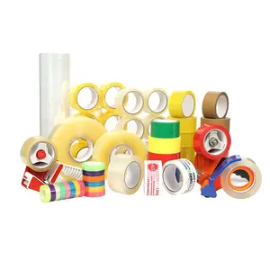 6mm width self gummed high quality 2" wide rolls vinyl for 2 inches / plastic tape/ adhesive tape