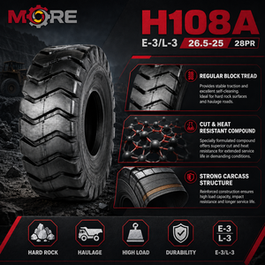 Neumático OTR 26.5-25 E3/L3 H108A 28PR para Minería de Superficie, Transporte y Equipos de Construcción - Product Image 2