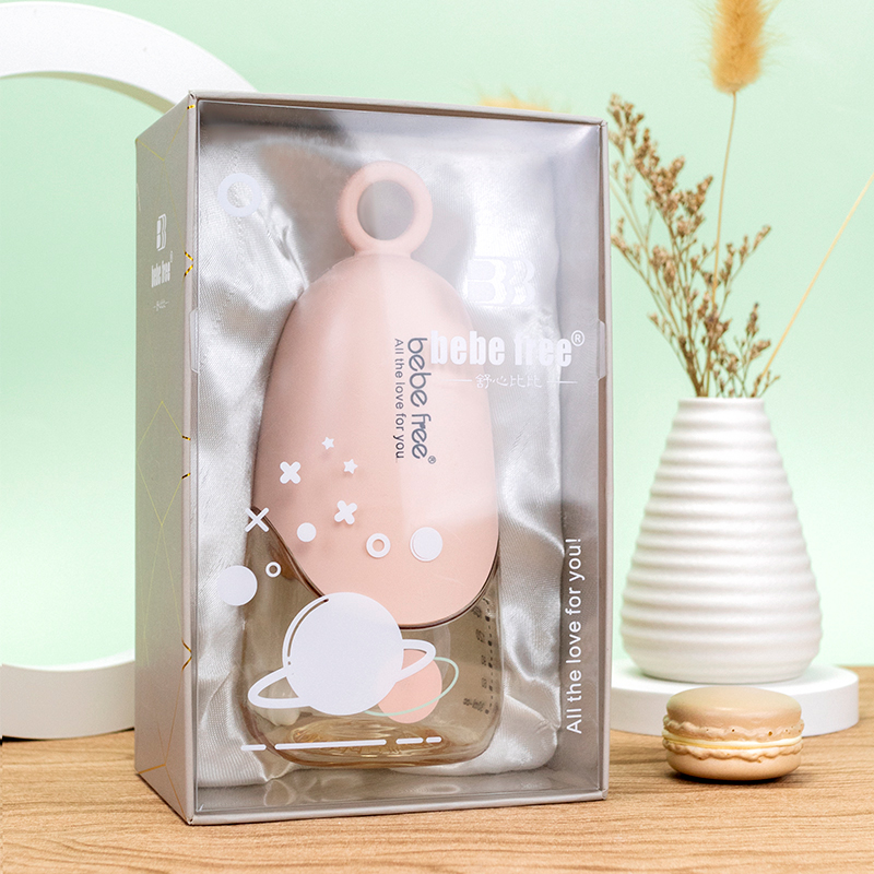 Новые чистые детские кормушка для бутылки с широким горлышком, Hand Free молока воды PPSU эко детская бутылочка
