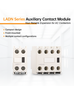 Modul kontaktor AC ringkas seri SSPD LADN1 2NO2NC/3NO1NC/1NO3NC 10A 50/60Hz Din rel Modular dirancang dengan kontak tambahan - Product Image 2