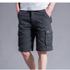 Shorts cargo décontractés en coton pour hommes, 6 poches, pour l'été et les activités de plein air, vente en gros - Product Image 5