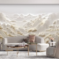 Papier peint mural personnalisé 3D, paysage chinois vintage, peinture murale en plâtre pour salon, mur du canapé, chambre à coucher, hôtel, panneaux muraux