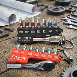 (1/4"H) x 8 pièces, jeu de 65 mmL de embouts à anneaux colorés avec porte-clés - Product Image 1