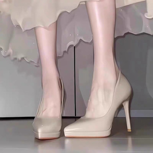 Nuovo modello estivo con plateau impermeabile per il massimo comfort <span class=keywords><strong>Scarpe</strong></span> con tacco alto da donna <span class=keywords><strong>color</strong></span> Nude - Product Image 2